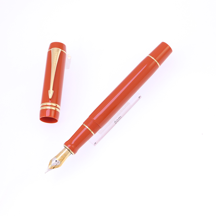中古)PARKER パーカー 万年筆 デュオフォールド ビッグレッドGT