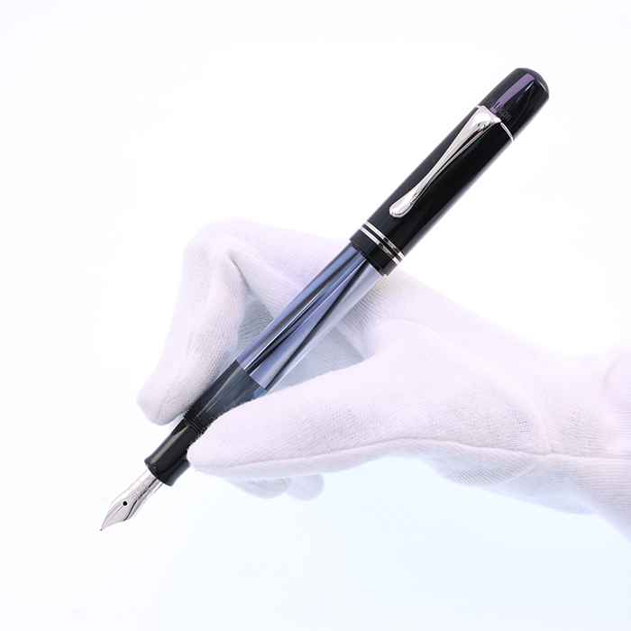 ペリカンM101N復刻版グレーブルーペン先EF14金ロジウムメッキドイツ製