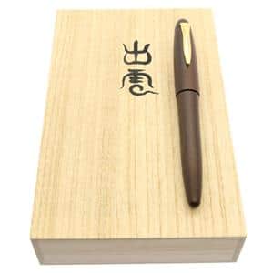 中古 Platinum プラチナ 万年筆 出雲 マット鉄刀木 太字 商品id 詳細ページ 万年筆 ボールペン など高級筆記具の販売 買取 キングダムノート