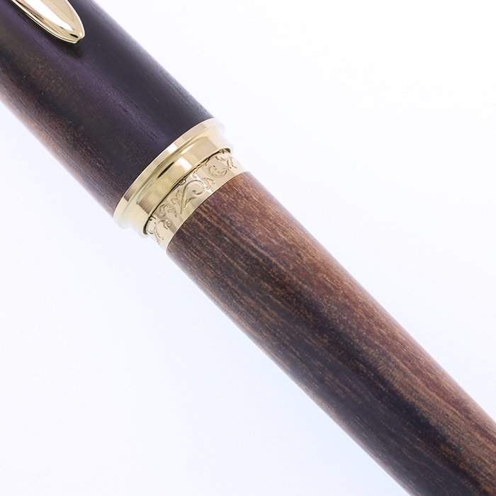 中古)SAILOR セーラー 万年筆 世界の銘木シリーズ 黒柿 スタンダード