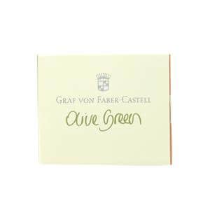 GRAF VON FABER-CASTELL グラフフォンファーバーカステル カートリッジインク オリーブグリーン(6本入) メイン