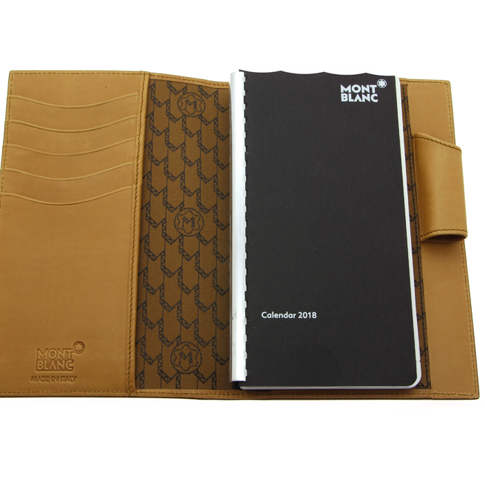 Montblanc 名刺 クレジットカード メモ ノートカバー ケース 革 中古 Montblanc 名刺 クレジットカード メモ ノートカバー ケース 革 中古