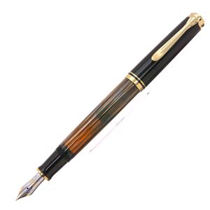 Pelikan ペリカン 万年筆 スーベレーン M400 茶縞 EF メイン