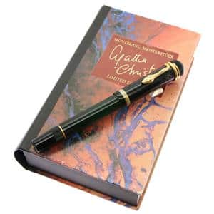 MONTBLANC モンブラン 万年筆 作家シリーズ1993 アガサ･クリスティー バーメイル M メイン
