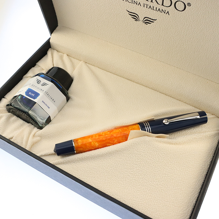 中古)Leonardo Officina Italiana レオナルド 万年筆 モーメントゼロ