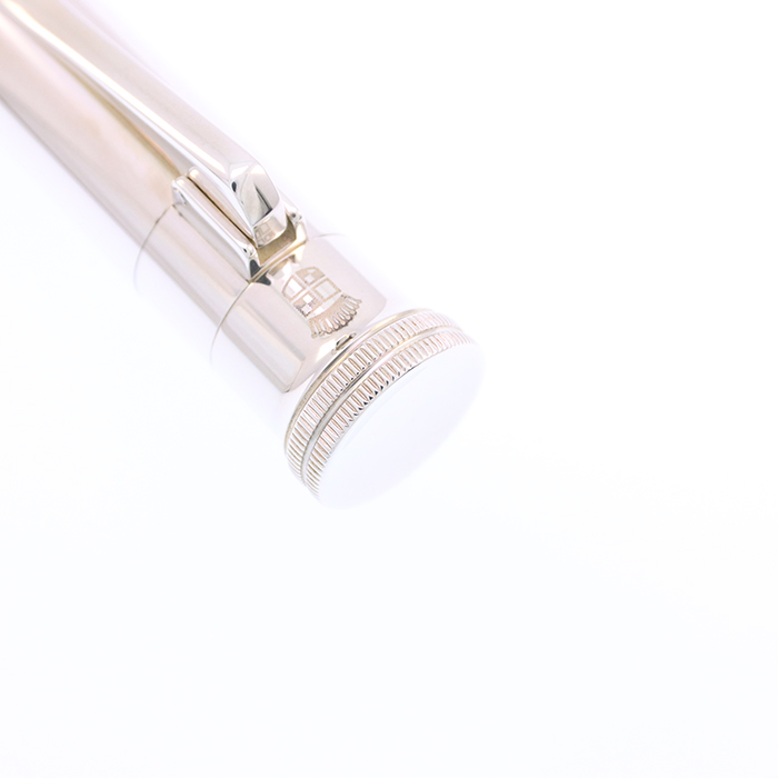グラフフォンファーバーカステル 万年筆 クラシック スターリングシルバー F 中古)GRAF VON FABER-CASTELL グラフフォンファーバーカステル 万年筆