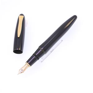 万年筆 出雲 溜塗り 空溜 太字