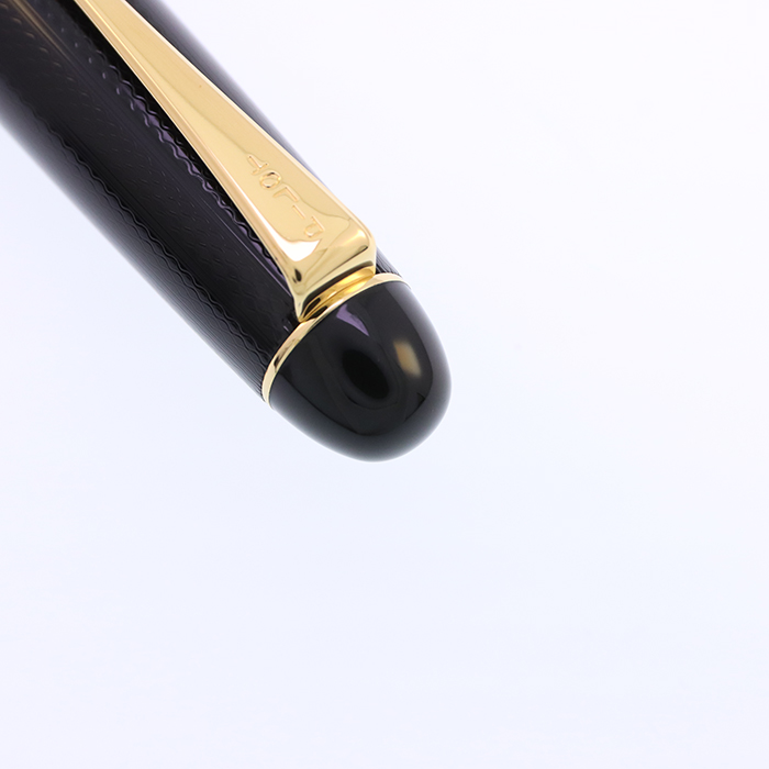 中古)PILOT パイロット 万年筆 2016年限定 カスタム74 ブラック 細字