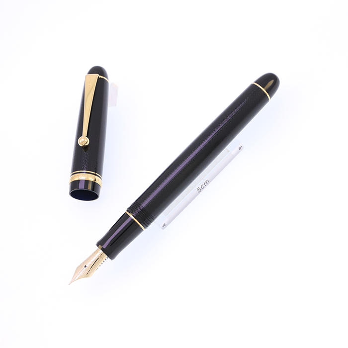 中古)PILOT パイロット 万年筆 2016年限定 カスタム74 ブラック 細字
