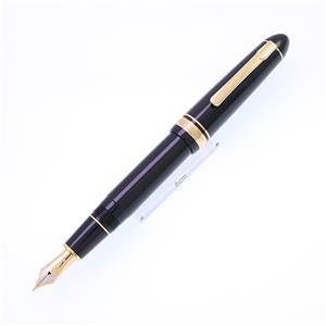 中古)PLATINUM プラチナ 万年筆 プレジデント #1 ブラック 中字