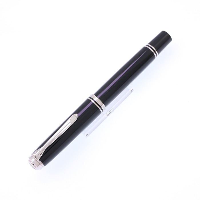 Pelikan ペリカン 万年筆 #481 黒 F 中古-美品 中古)Pelikan ペリカン 万年筆 スーベレーン M805 ブラック EF