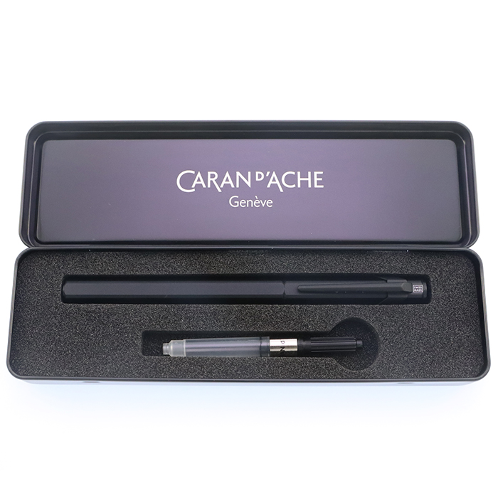 新品)CARAN d'ACHE カランダッシュ 万年筆 ブラックエディション 849