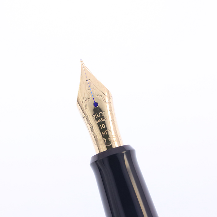 中古)PILOT パイロット 万年筆 カスタム72 ブラック 硬細字（商品ID