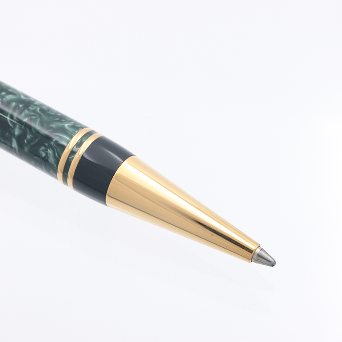 希少NHK刻印]PARKER デュオフォールド k18 マーブルグリーン parker 旧