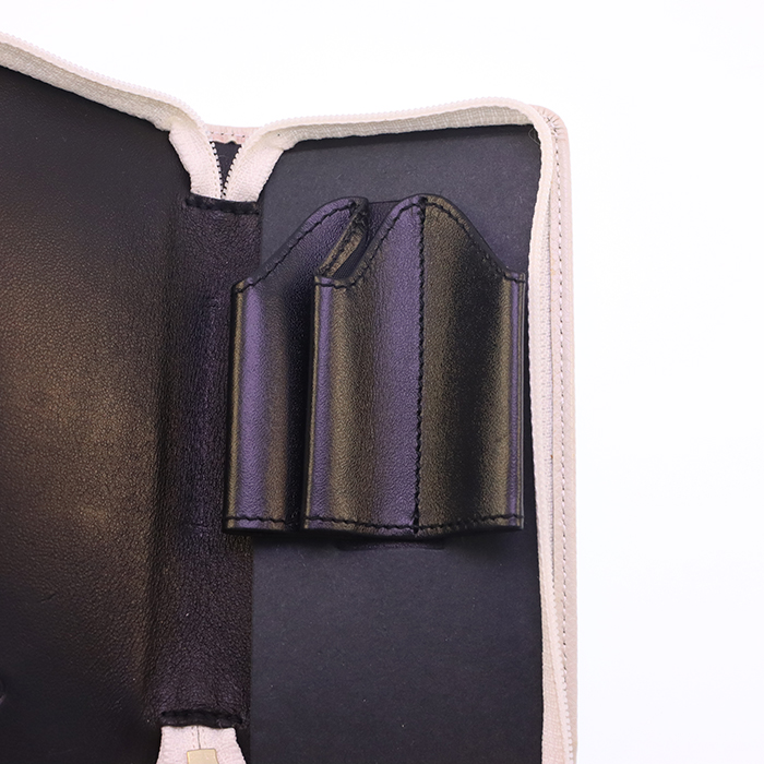 新品未使用　MONTBLANK モンブラン ペンケース　ホワイト 中古)MONTBLANC モンブラン ペンケース ボエム用 アイボリー 3本挿し