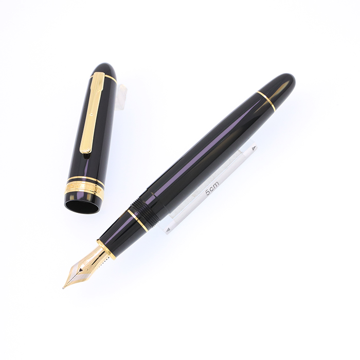 中古)PLATINUM プラチナ 万年筆 プレジデント #1 ブラック 太字（商品