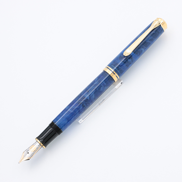 ペリカン スーベレーン M800 万年筆 青縞 B 太字 PF刻印 楽天市場】【送料無料】ペリカン 万年筆 スーベレーン M800