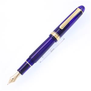 PLATINUM プラチナ 万年筆 #3776 センチュリー シャルトルブルー PNB-10000 太字 メイン