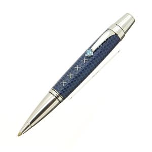 MONTBLANC モンブラン ボールペン ボエム ジュエル ブルーレザー トパーズ プラチナプレート メイン