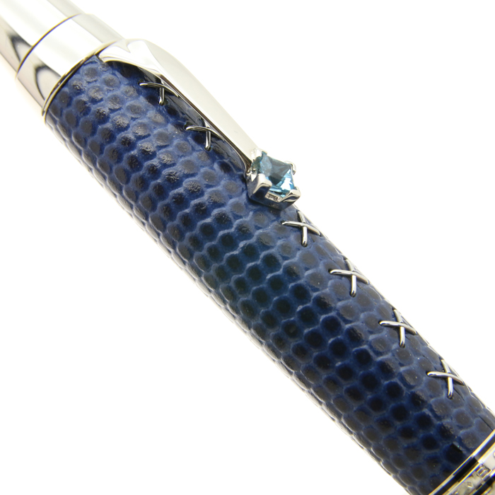 モンブラン ミニボールペン ボエム ブルー サファイア飾り付　中古 モンブラン ミニボールペン ボエム ブルー サファイア飾り付 中古