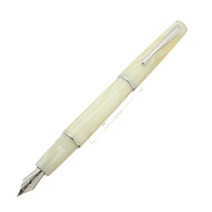 DELTA デルタ 万年筆 イタリアーナ アイボリー F 中古
