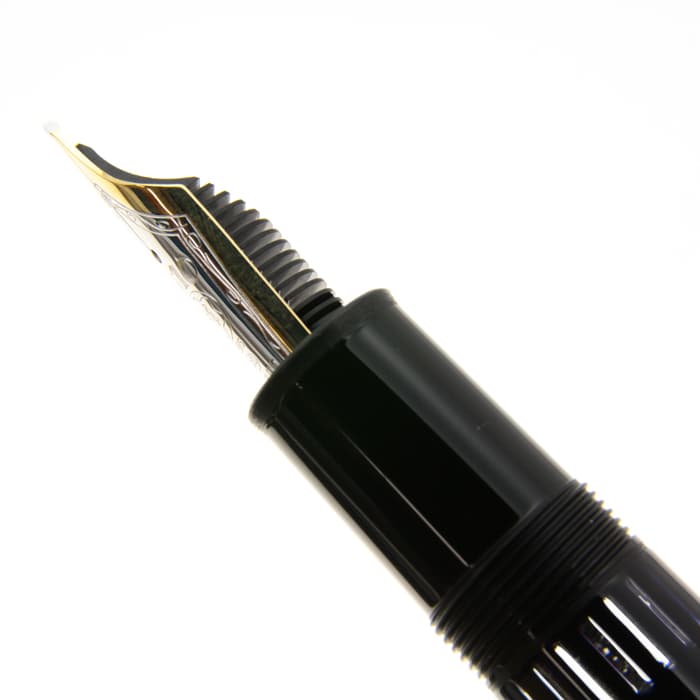 新品)MONTBLANC モンブラン 万年筆 マイスターシュテュック プラチナ