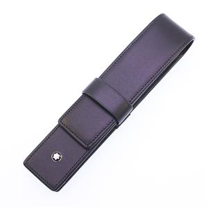 ペンケース マイスターシュテュック クラスプ付 (シエナ) ブラック 1本用