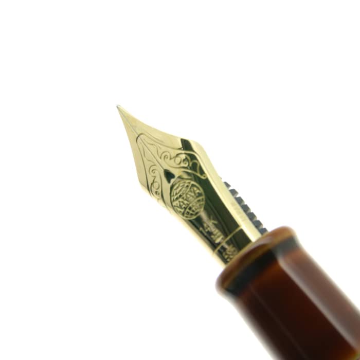 新品)NAKAYA 中屋万年筆 万年筆 シガー 十角ST 鴇溜 細字（商品ID