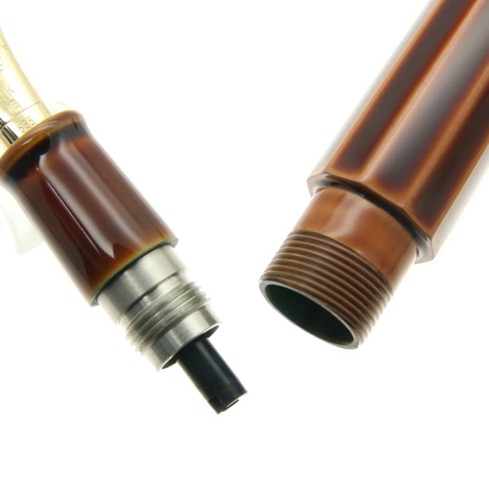 新品)NAKAYA 中屋万年筆 万年筆 シガー 十角ST 鴇溜 細字（商品ID