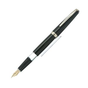 Cleo Skribent クレオ スクリベント 万年筆 クラシック ピストン吸入式 ブラックCT 14K/F メイン