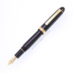 万年筆 #3776 センチュリー ブラックインブラック PNB-15000 極細字