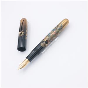 PILOT パイロット 万年筆 ナミキ 蒔絵 双龍 軟中細字 メイン