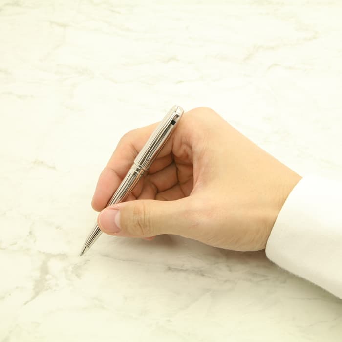 STデュポン　オランピオ　ジュエリーライン　シルバープレート　ボールペン S.T Dupont（エス・テー・デュポン）ボールペン 限定品 オランピオ 007
