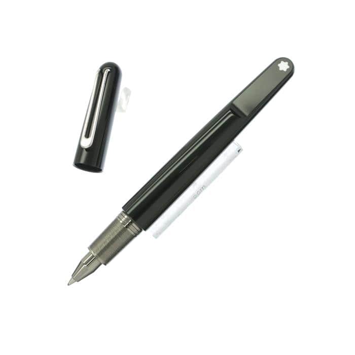 MONT BLANC 万年筆 黒・朱色 2本セット/パーカー ボールペン