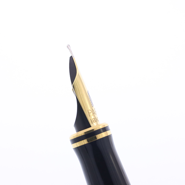 中古)PARKER パーカー 万年筆 デュオフォールド スターリングシルバー