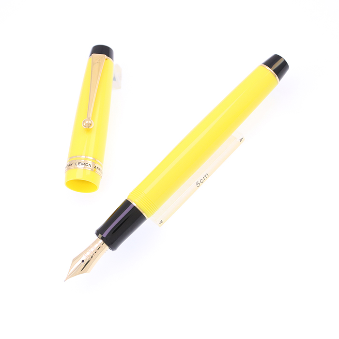中古)MARUZEN 丸善 万年筆 丸善創業150周年記念 檸檬 -LEMON- 細字