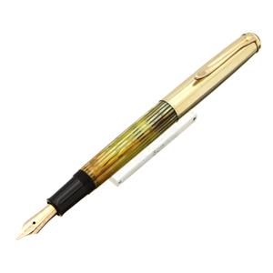 Pelikan ペリカン 万年筆 #500N 茶縞 M メイン