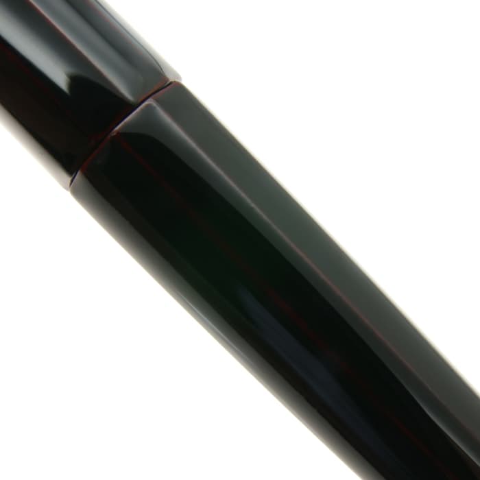 新品)NAKAYA 中屋万年筆 万年筆 シガー 十角ST 黒溜 中字（商品ID