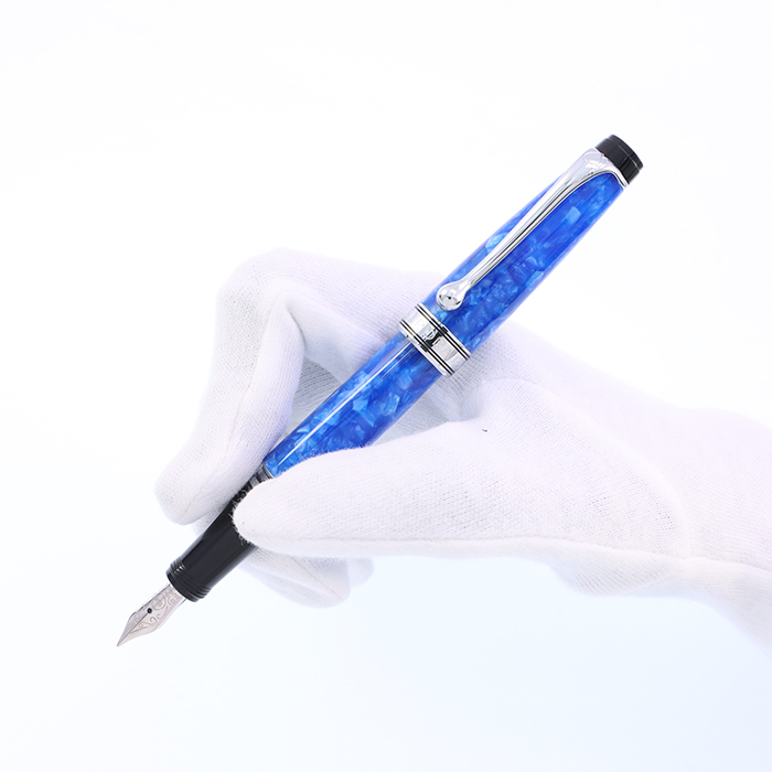 中古)AURORA アウロラ 万年筆 リミテッドエディション アクア F（商品