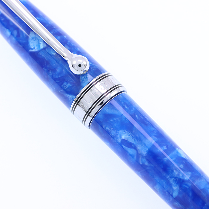 中古)AURORA アウロラ 万年筆 リミテッドエディション アクア F（商品
