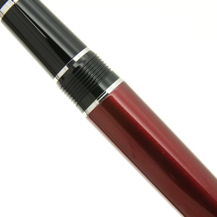 新品)PILOT パイロット 万年筆 エラボー レッド (金属軸)（商品ID