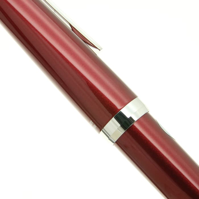 新品)PILOT パイロット 万年筆 エラボー レッド (金属軸)（商品ID
