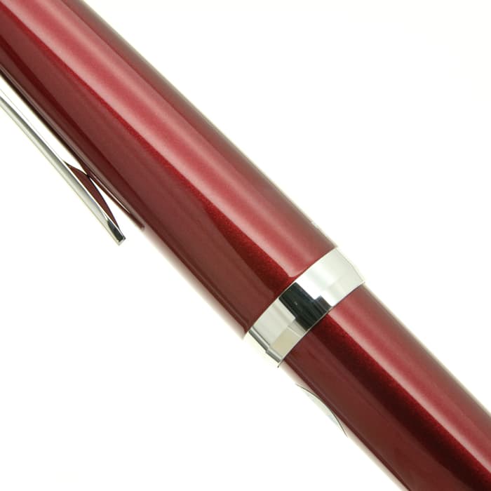 新品)PILOT パイロット 万年筆 エラボー レッド (金属軸)（商品ID