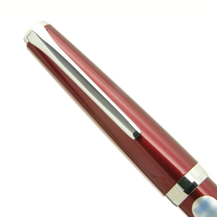 新品)PILOT パイロット 万年筆 エラボー レッド (金属軸)（商品ID