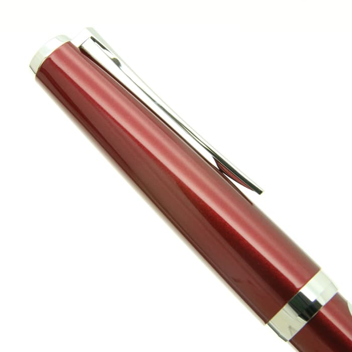 新品)PILOT パイロット 万年筆 エラボー レッド (金属軸)（商品ID
