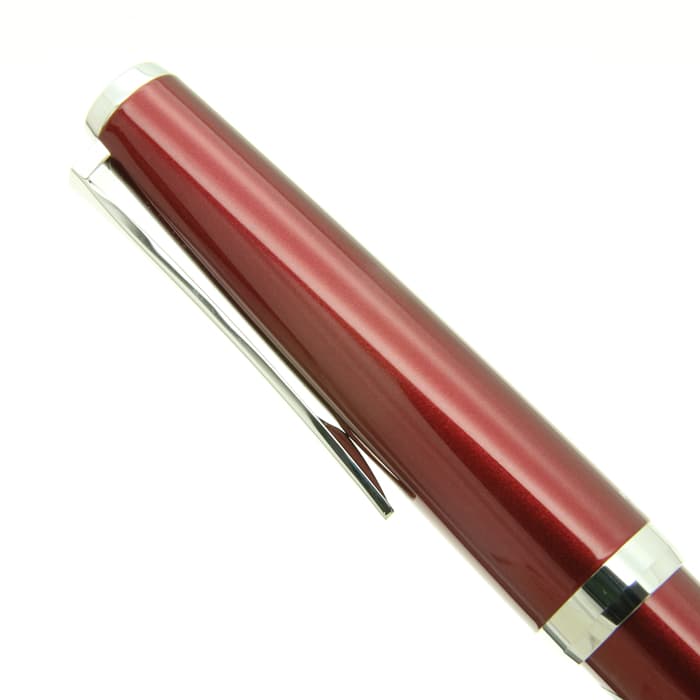 新品)PILOT パイロット 万年筆 エラボー レッド (金属軸)（商品ID