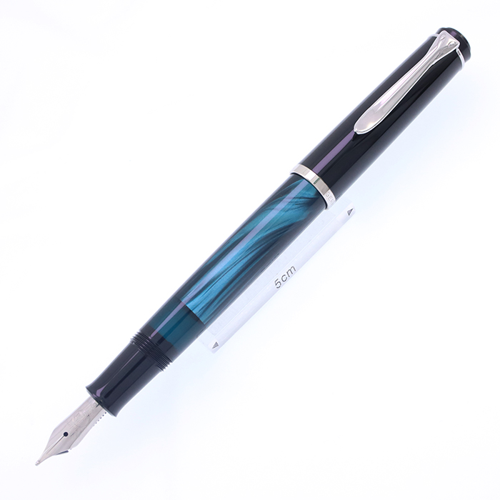 中古)Pelikan ペリカン 万年筆 クラシック M205 ペトロール