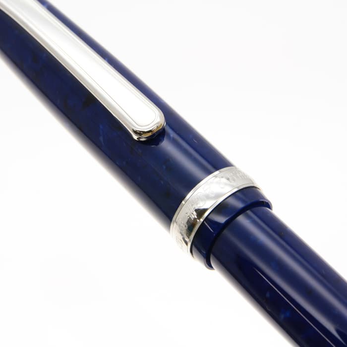 新品)PLATINUM プラチナ 万年筆 #3776 セルロイド #50 ミッドナイト