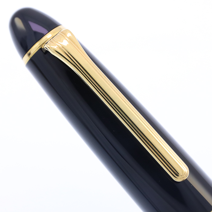 中古)SAILOR セーラー 万年筆 プロフィット21 金 ブラック 長刀研ぎ