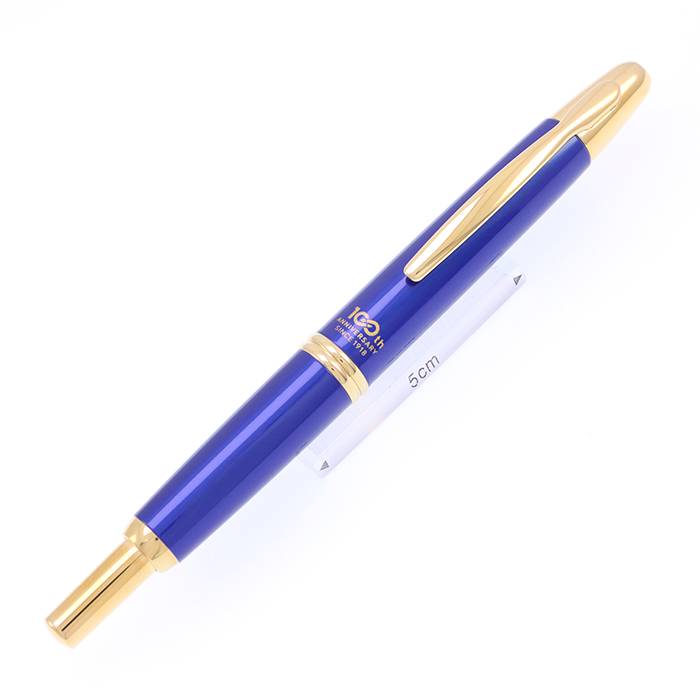 パイロット　株主優待　万年筆　１８Ｋ　試し書き使用　１００周年記念　キャップレス 中古)PILOT パイロット 万年筆 株主限定 創立100周年記念 キャップレス